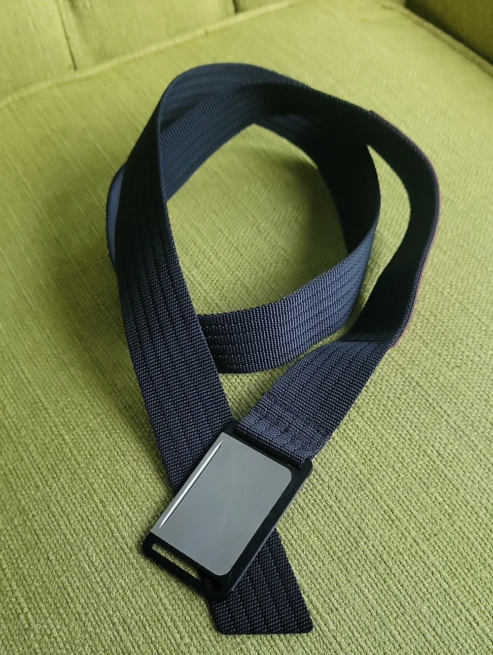 ARGALI Black Ram Emblem Webbing Belt - Men